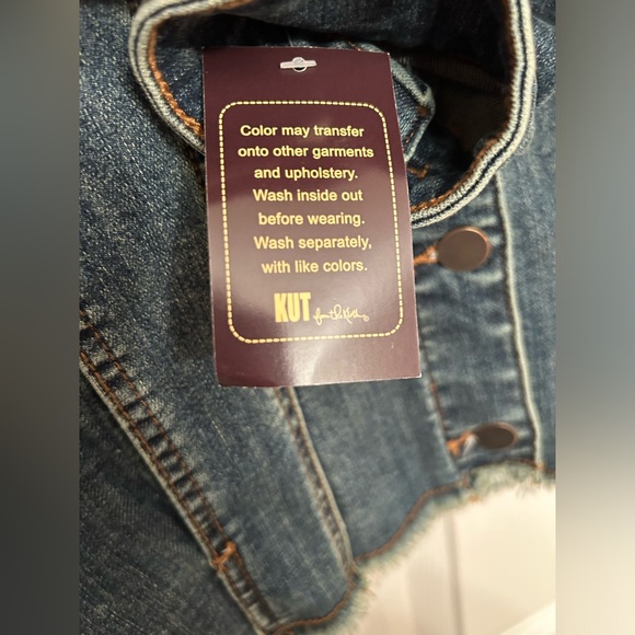 NWT KUT from the Kloth Julia Denim Jacket - Picture 6 of 10